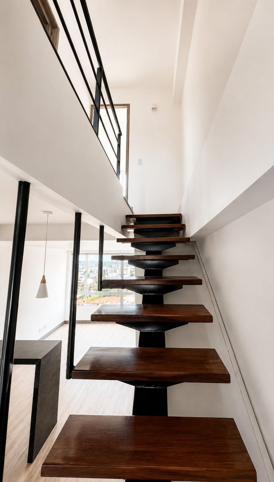 Escalera de doble altura